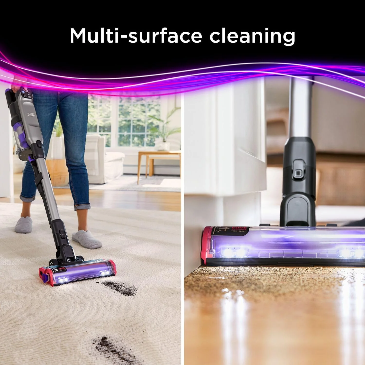 Black & Decker 86W Digital Summit Series Stick Vacuum Cleaner BHFEA640WG-GB - Image 3