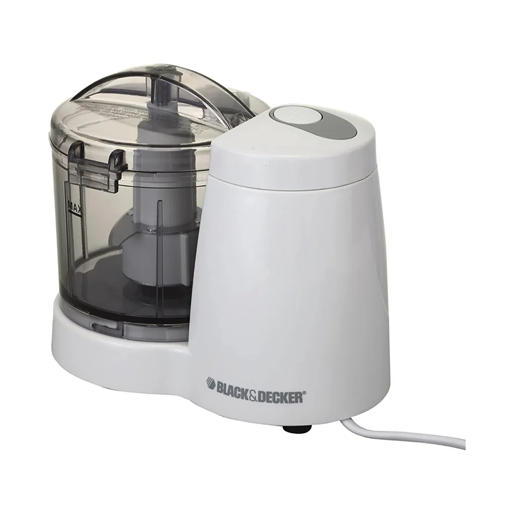 Black + Decker Mini Chopper 350ml White - Image 3