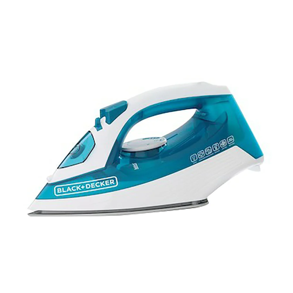 Black + Decker X1575-B5 Steam Iron with Nonstick Soleplate, 1600 W
