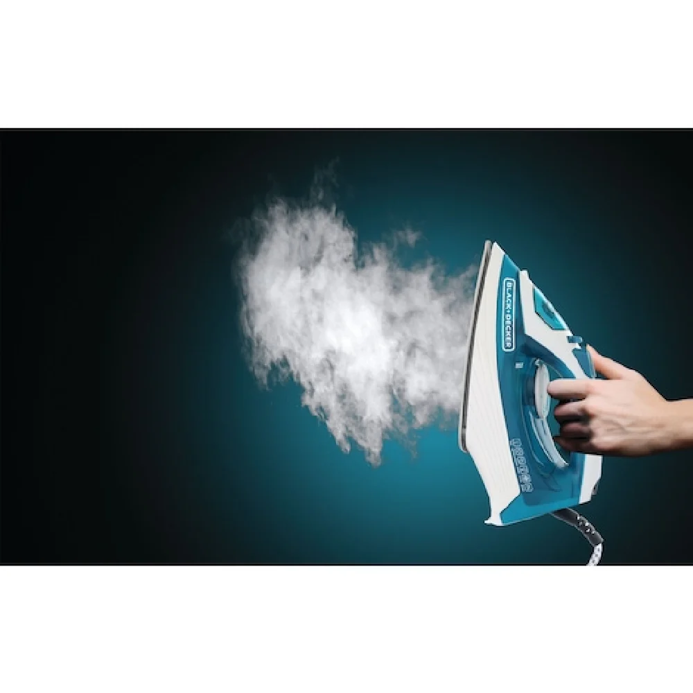 Black + Decker X1575-B5 Steam Iron with Nonstick Soleplate, 1600 W - Image 4