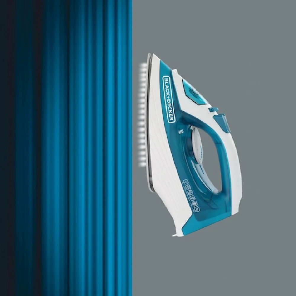 Black + Decker X1575-B5 Steam Iron with Nonstick Soleplate, 1600 W - Image 6