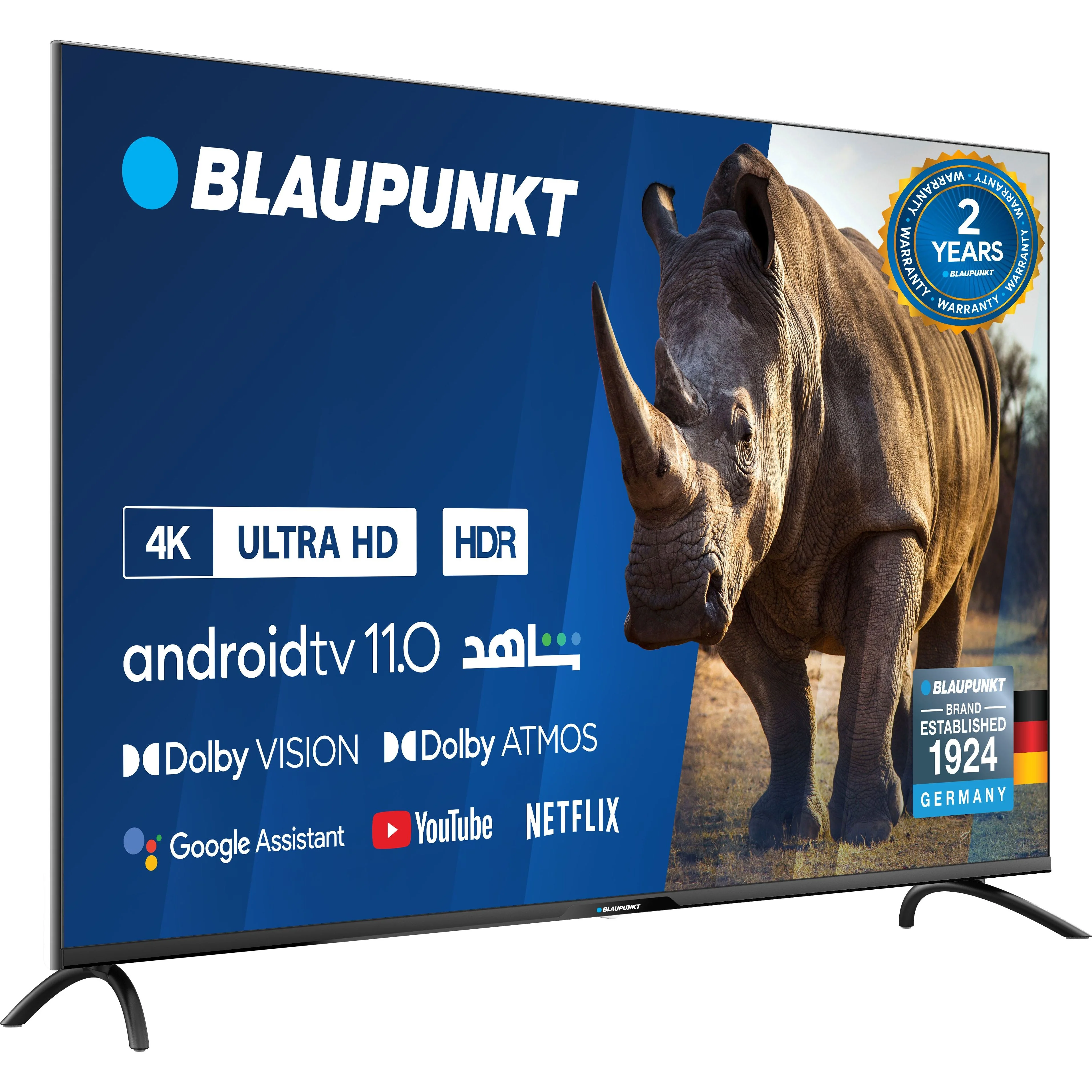 Blaupunkt 4K UHD LED Android TV 55-inch Black - Image 3