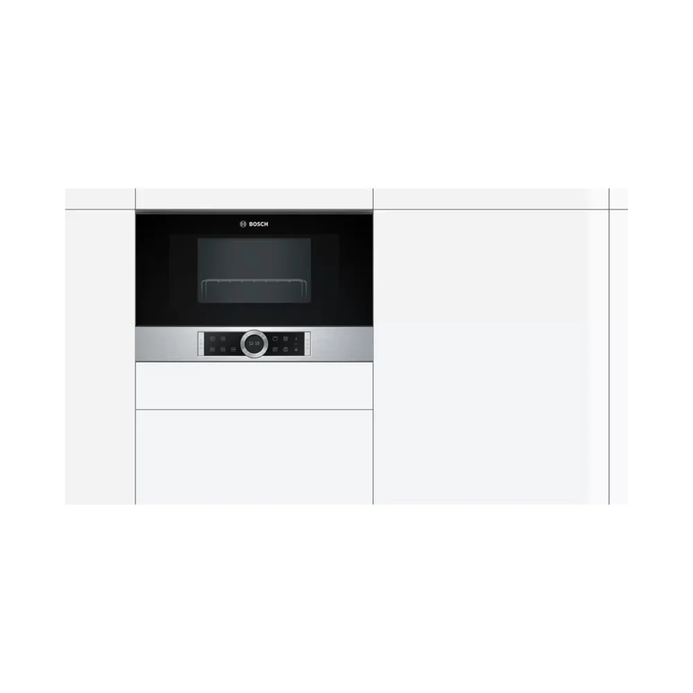 Bosch Built-In Microwave 21000ml Black/Silver - Image 2