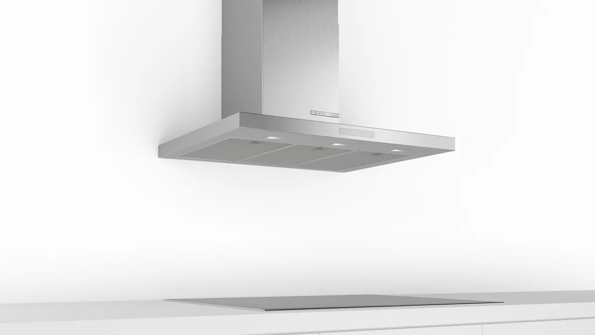 Bosch Series 6 wall-mounted cooker hood 90 cm Stainless steel, DWB97CM50B - Image 4