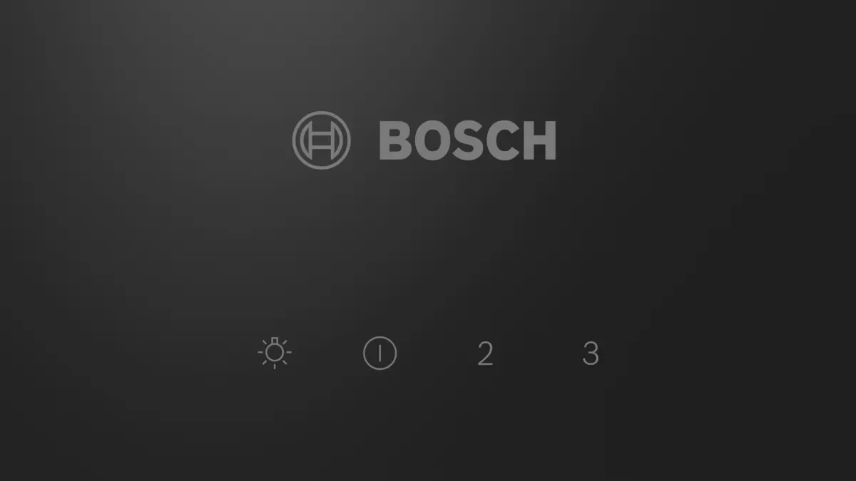 BOSCH SERIES 2 WALL-MOUNTED HOOD 60 CM, BLACK, DWK63PJ61M - Image 3
