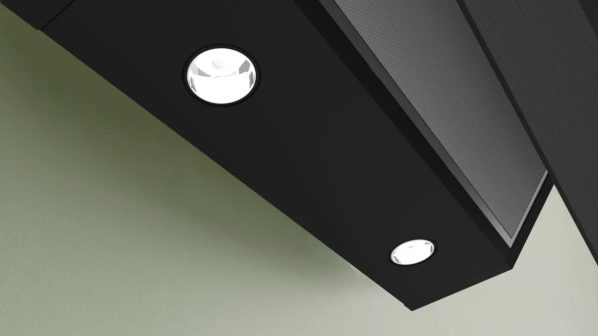 BOSCH SERIES  6 WALL-MOUNTED COOKER HOOD 90 CM, BLACK GLASS PRINTED, DWK97PJ60M - Image 4