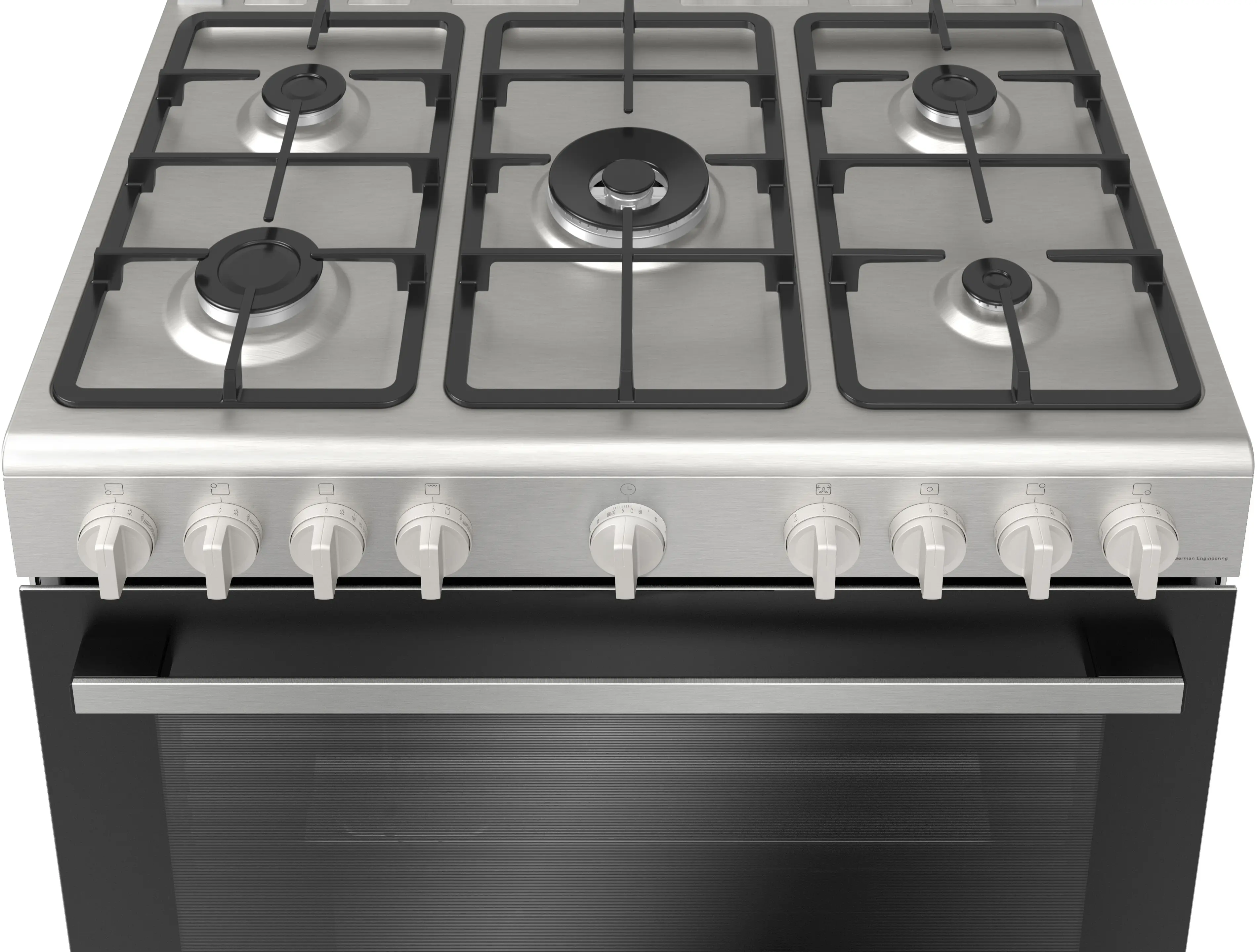 BOSCH HGV1ISW50M Series 4 5 Burner Full Gas Cooker, 90 cm - Image 3