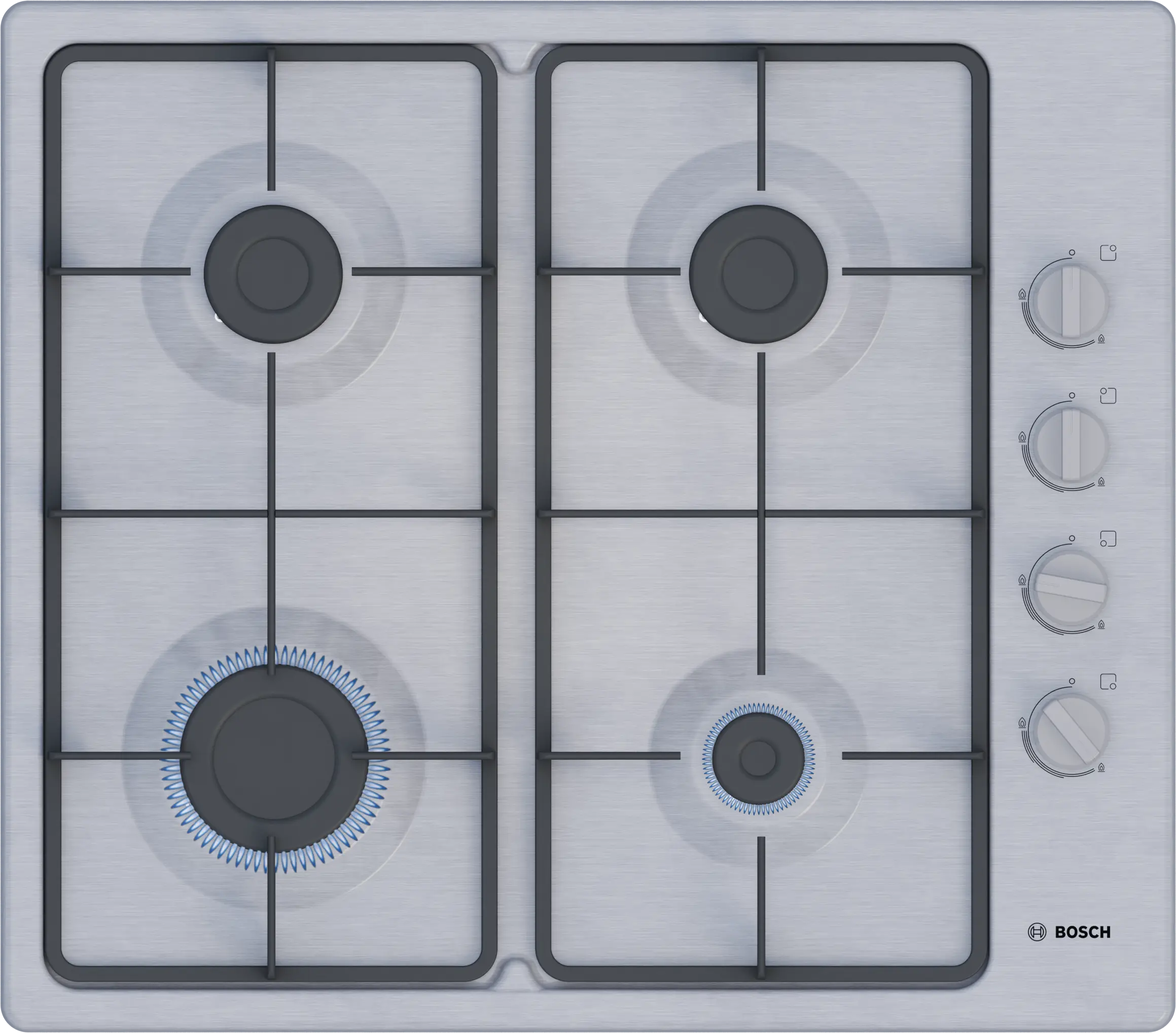 BOSCH SERIES 2 GAS HOB 60 CM GAS COOKTOP, PBP6C5K60M