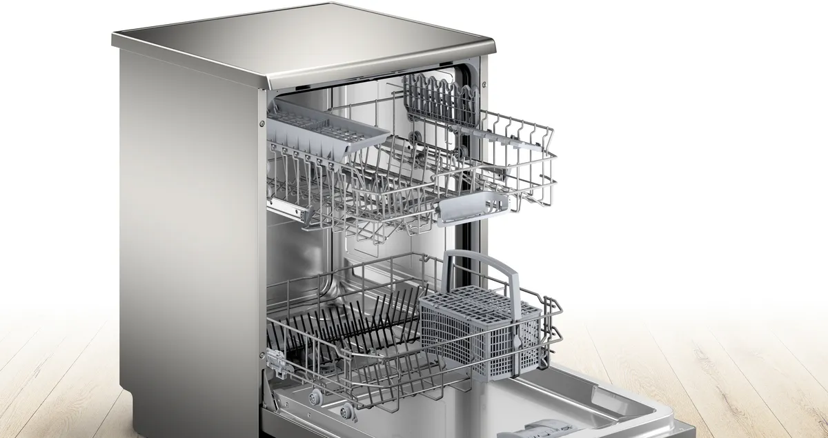 Bosch Series 4 free-standing dishwasher 60 cm Brushed steel anti-fingerprint, SMS44DI01T - Image 3