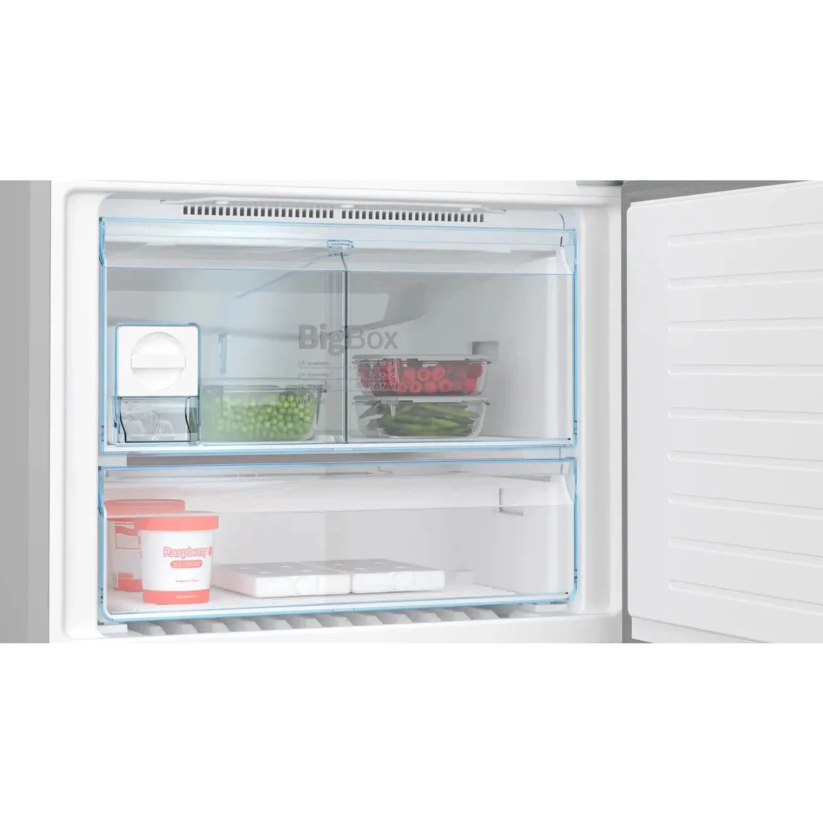 Bosch Series 6 Free-Standing Bottom Freezer Refrigerator, Total No Frost, 619L, Water Dispenser, Stainless Steel, KGD86AI31M - Image 5