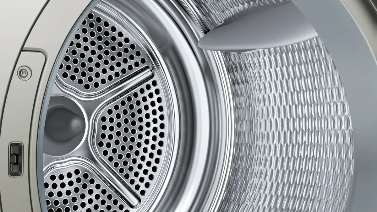 Bosch Series 8 heat pump tumble dryer 9 kg Silver inox, WQB245BXGC - Image 5