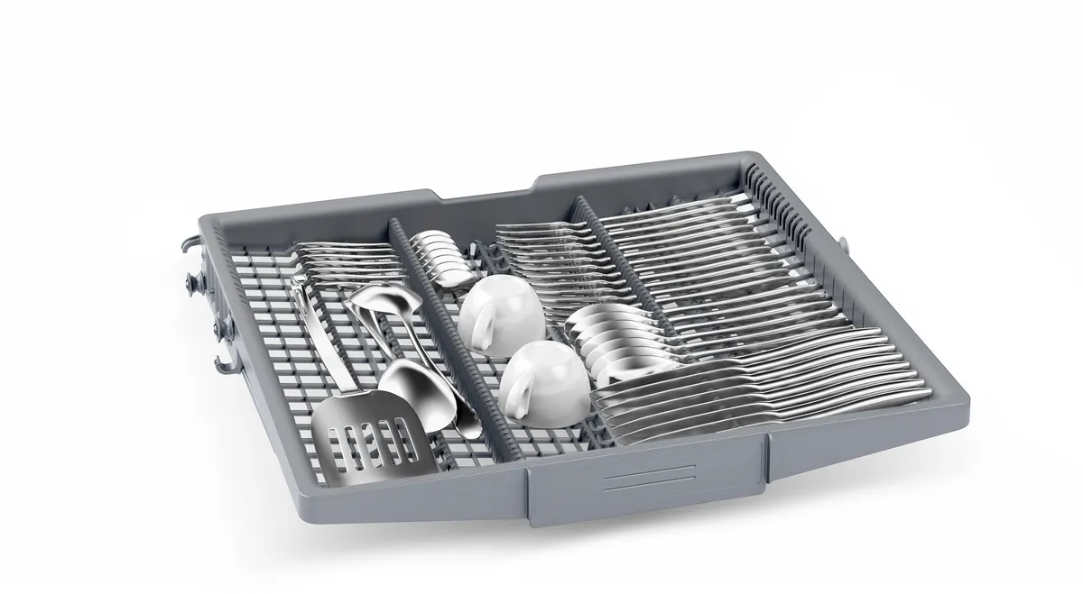 BOSCH Series 4 free-standing dishwasher, 14 Place Setting, Brushed black steel anti-fingerprint, SMS4HMC25M - Image 5