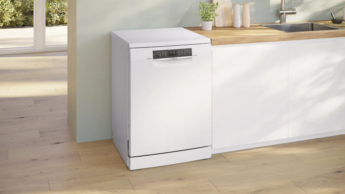 Bosch Series 6 Free Standing Dishwasher, 14 Place Setting, White – SMS6HMW76M - Image 2
