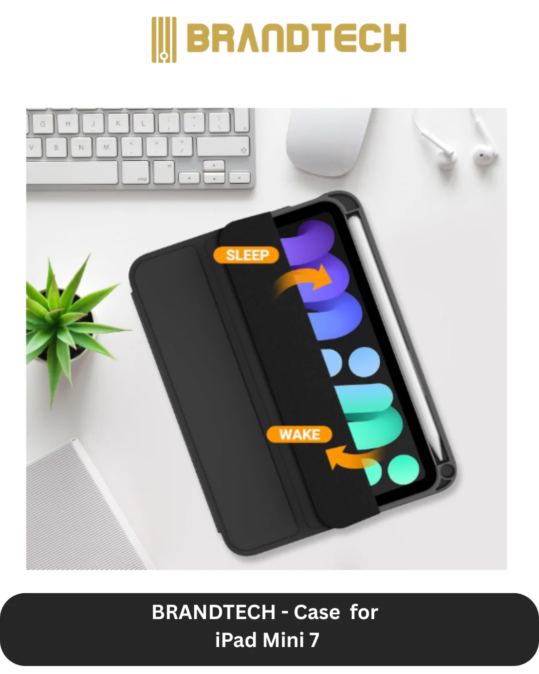 Brandtech iPad mini 7 Case + Screen Protector - Image 3