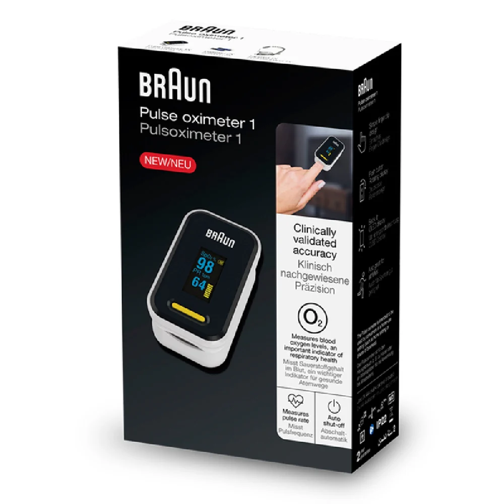Braun Pulse Oximeter 1 Black - Image 2