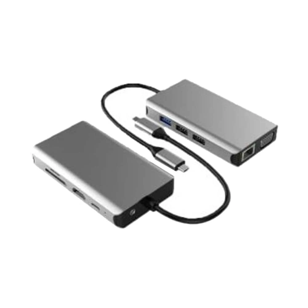 BrandTech 10-In-1 USB Type-C Hub Black