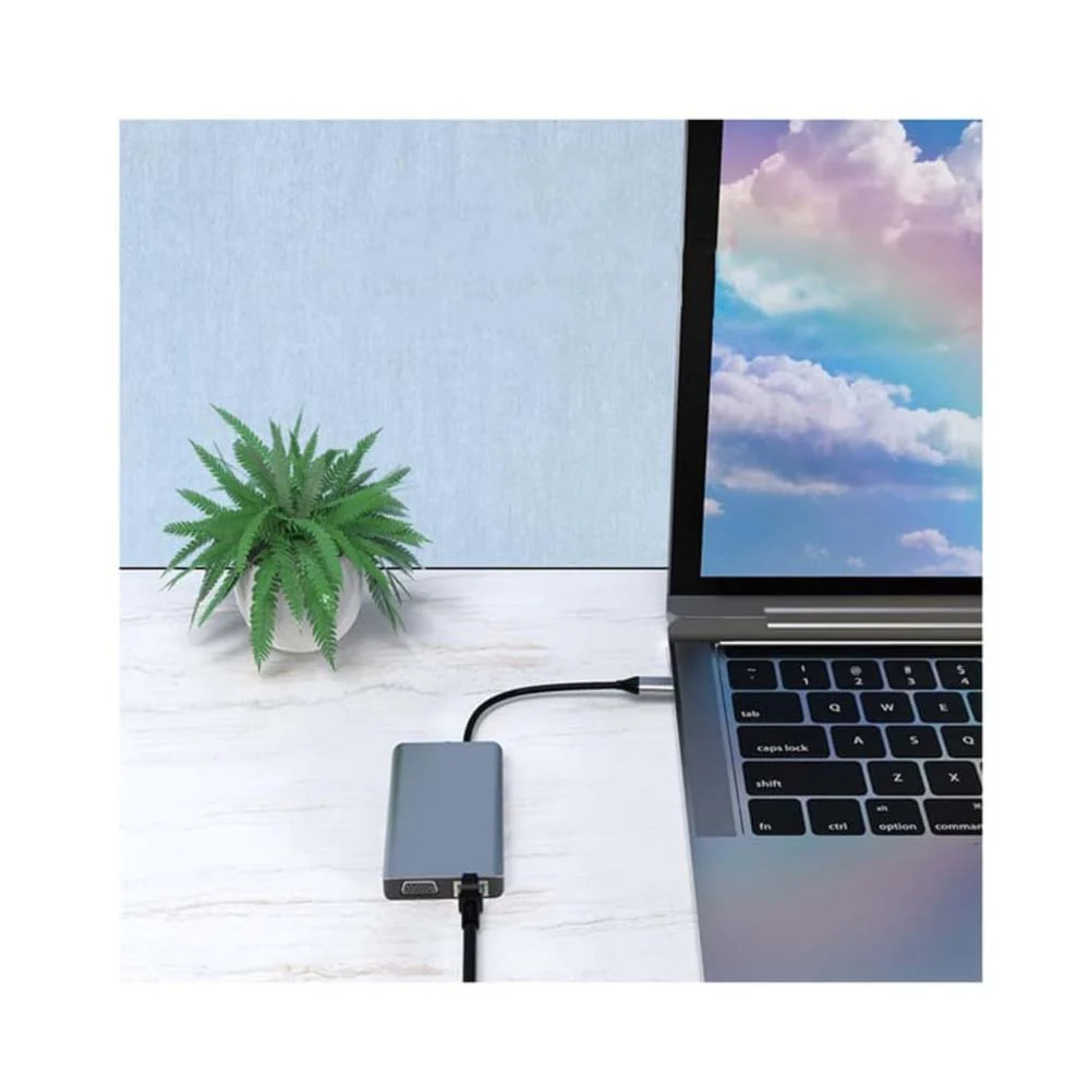 BrandTech 10-In-1 USB Type-C Hub Black - Image 3