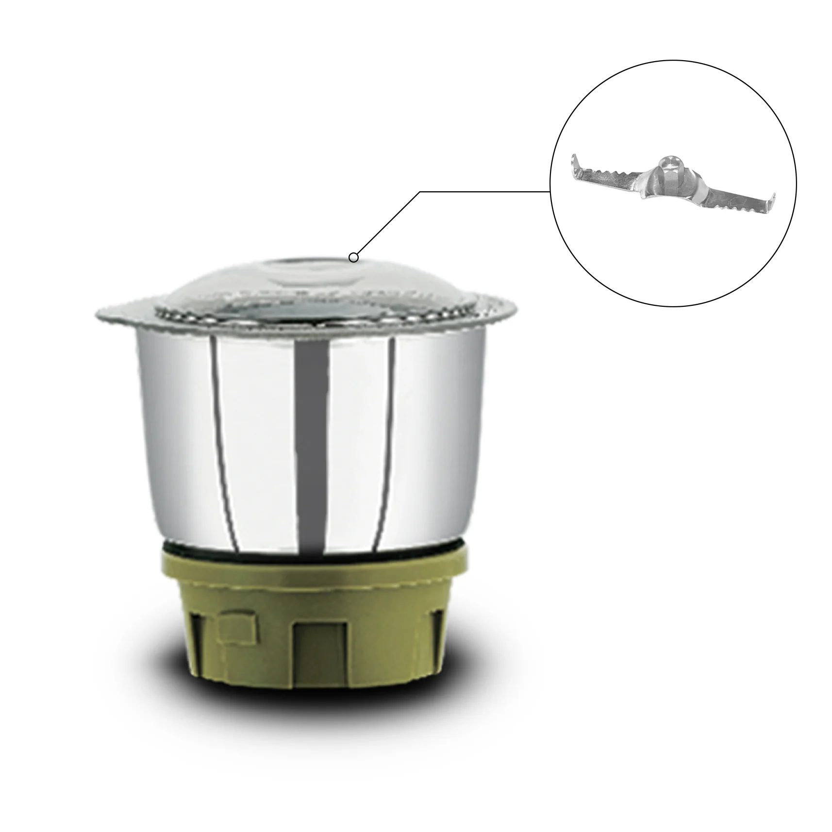 Daewoo Mixer Grinder 1.5 Liters, 550W, DMG-5501 - Image 4