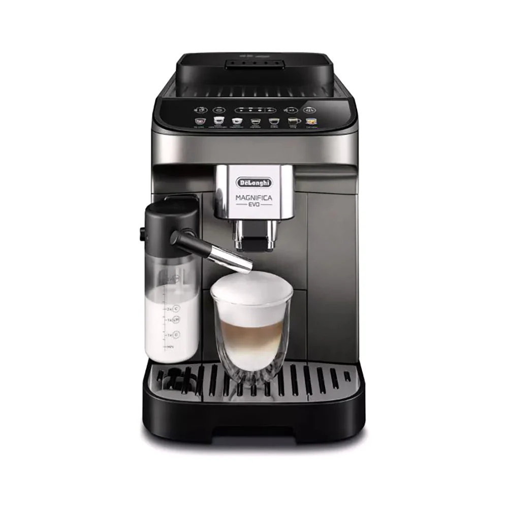 De'Longhi Magnifica EVO Bean to Cup Fully Automatic Coffee Machine,Traditional Milk Frother, Built In Grinder, 100% Arabica Whole Coffee Beans, ECAM290.81.TB, Titanium & Black - Image 3