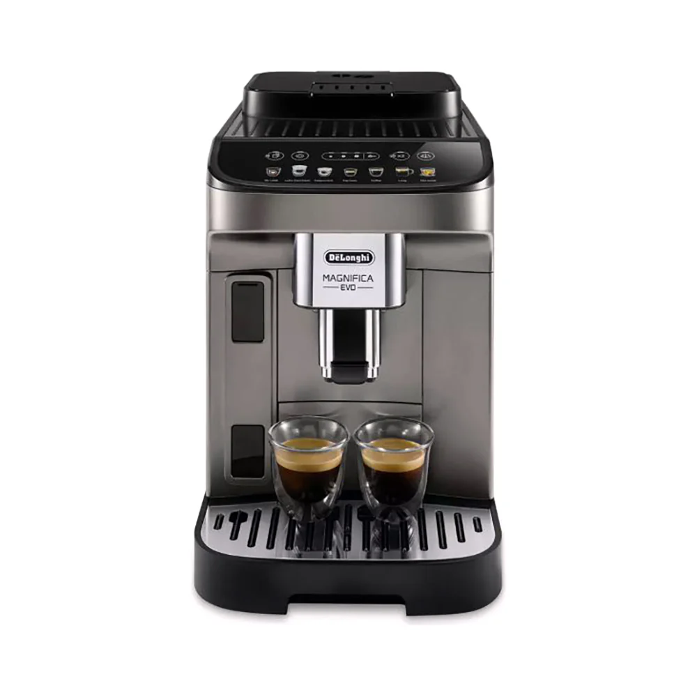 De'Longhi Magnifica EVO Bean to Cup Fully Automatic Coffee Machine,Traditional Milk Frother, Built In Grinder, 100% Arabica Whole Coffee Beans, ECAM290.81.TB, Titanium & Black - Image 5