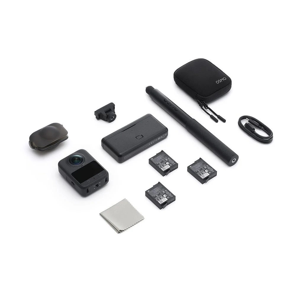 DJI ZX100-C2 Osmo 360 Adventure Combo Action Camera, Black