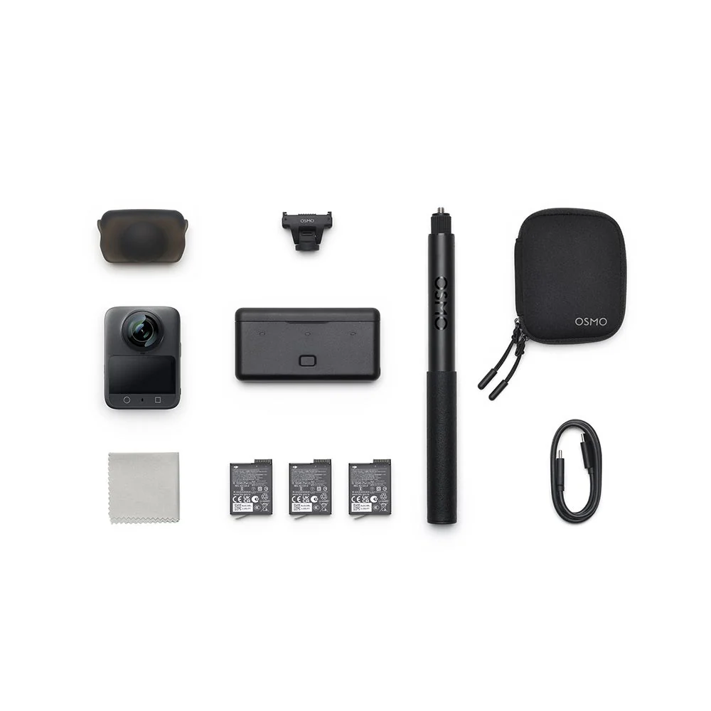 DJI ZX100-C2 Osmo 360 Adventure Combo Action Camera, Black - Image 2