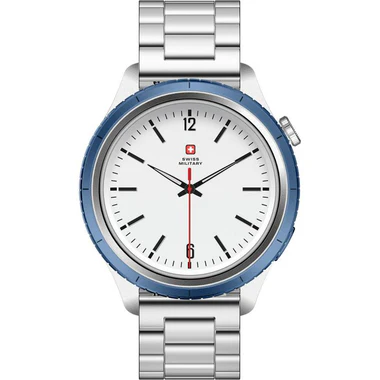 DOM 8 Smartwatch with Steel Strap – Blue
