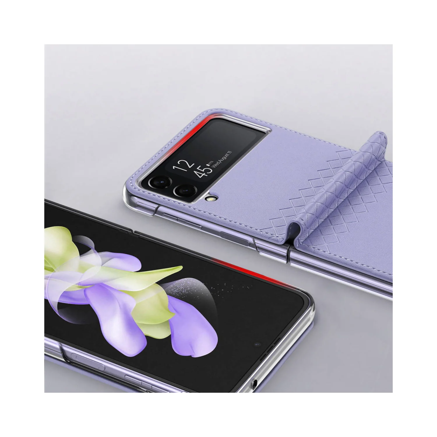 Dux Dusis Bril Protective Case Cover for Samsung Z Flip 5G Purple - Image 7