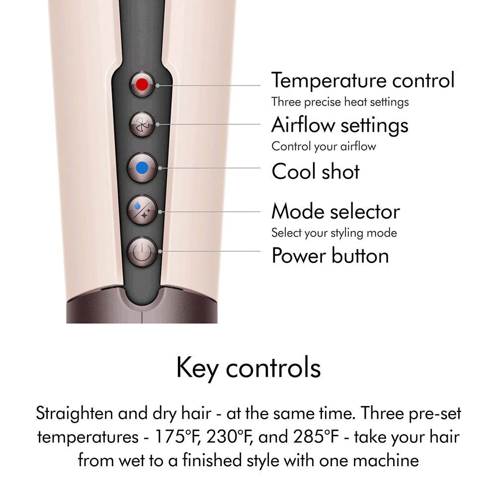 Dyson Dyson Airstrait™ Straightener (Ceramic Pink/Rose Gold), HT01 SA/AE - Image 6