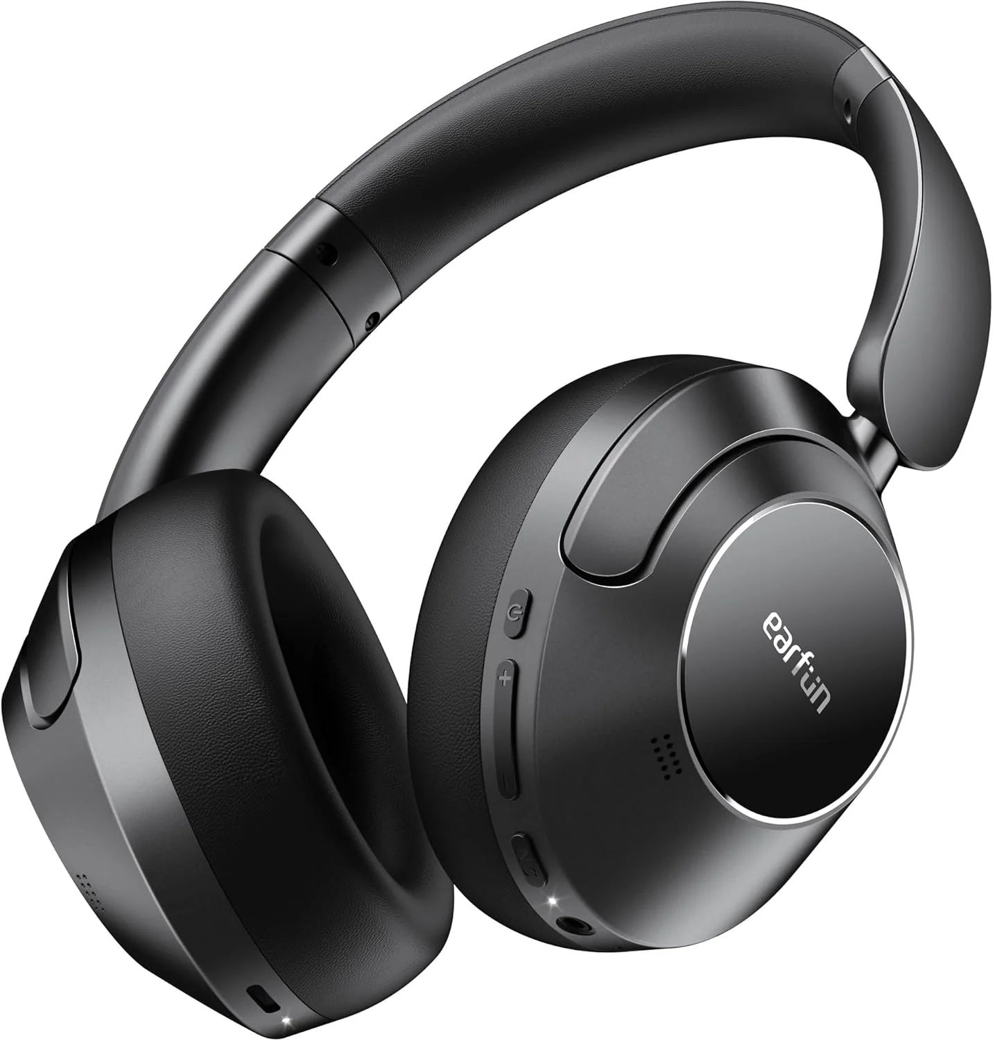 EarFun Tune Pro Active Noise Canceling Headphones, Wireless Bluetooth Headphones with 5 Mics,120H Playtime, Hi-Res Audio, Custom EQ via App, Comfortable Fit, Bluetooth 5.4, Multipoint Connection
