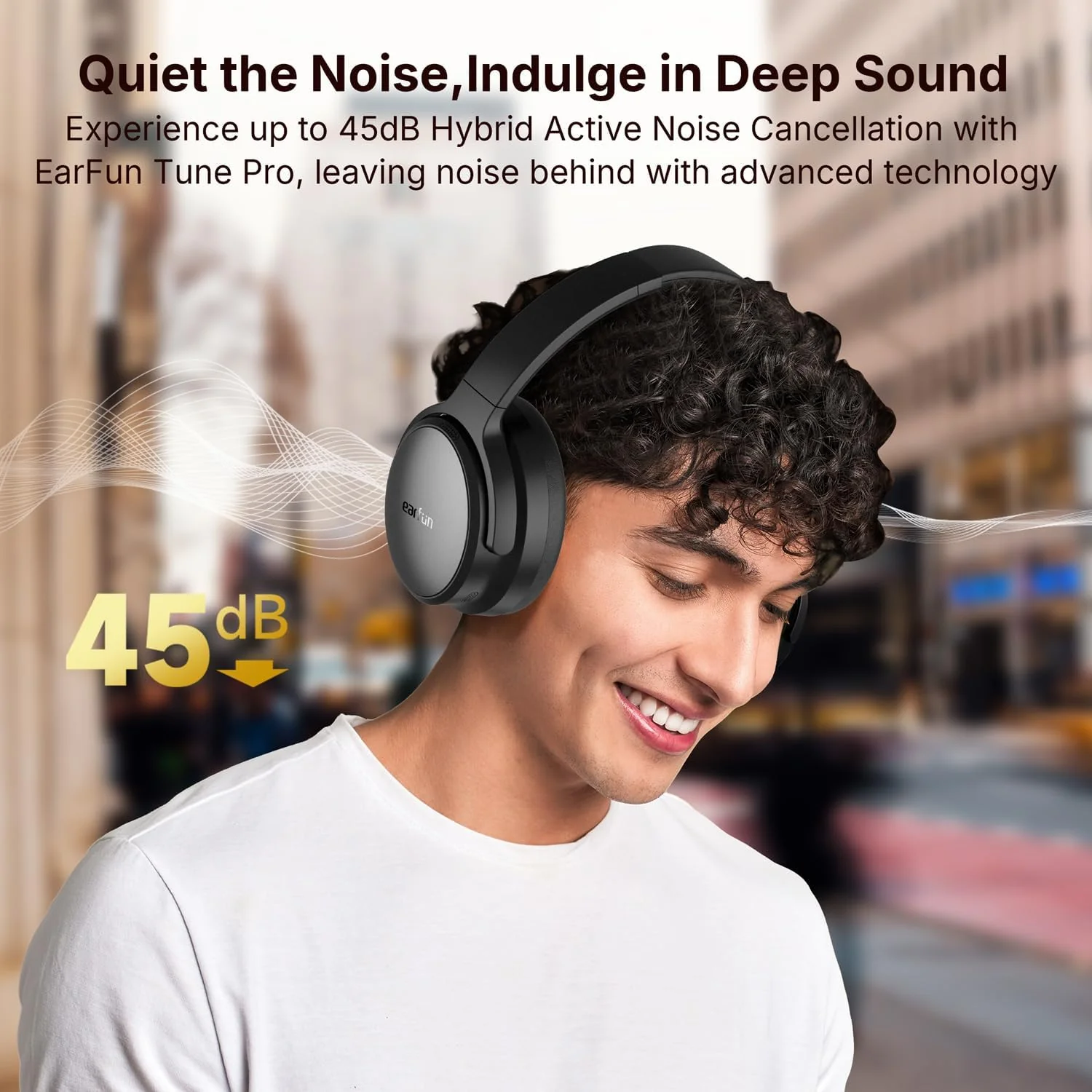 EarFun Kids Headphones with Mic, Wired Headphones Kids 85/94dB Volume Limit, Sharing Function, Stereo Sound Adjustable Headband Children Headphone for School/Travel/Phone/Tablet - Image 2
