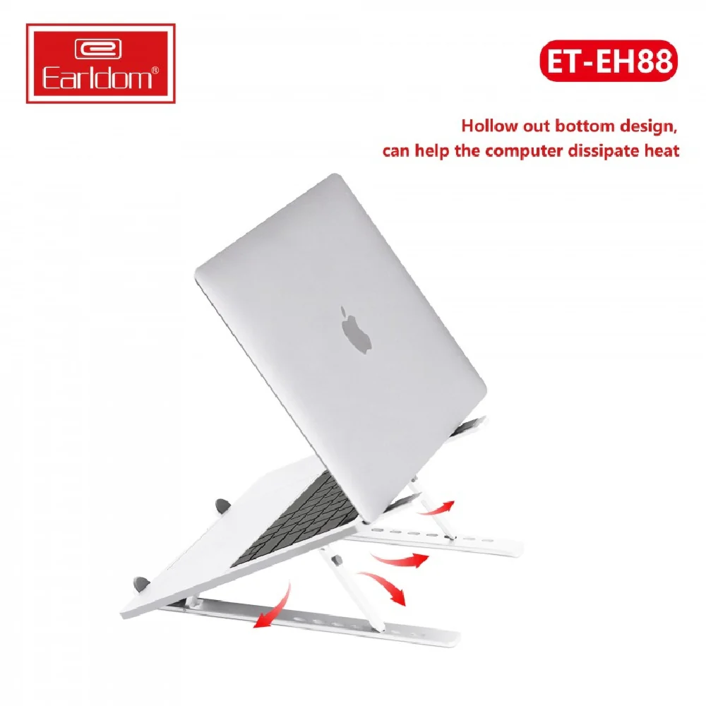 Earldom Aluminum Laptop Stand Silver - Image 7