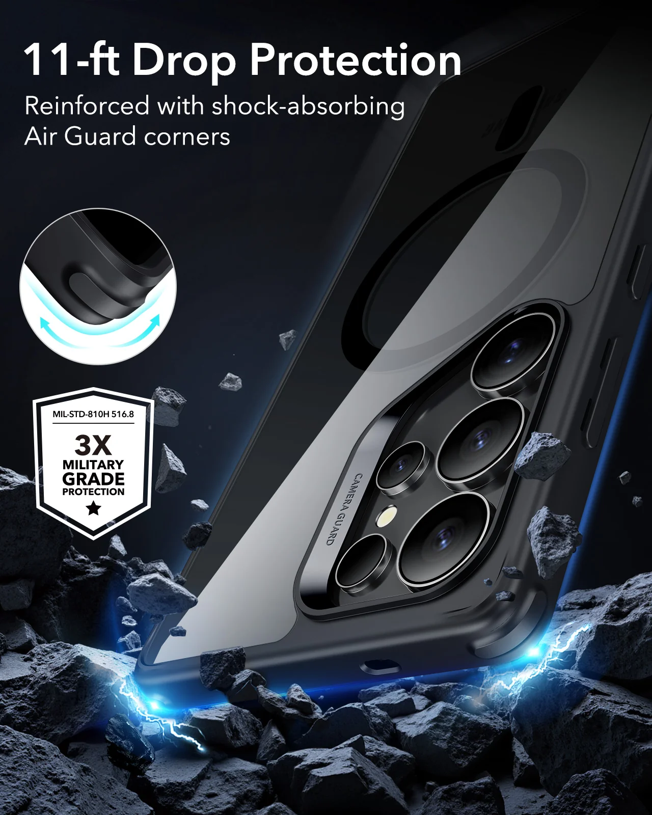 ESR Classic Case Samsung S25 Plus BLK-1 - Image 2