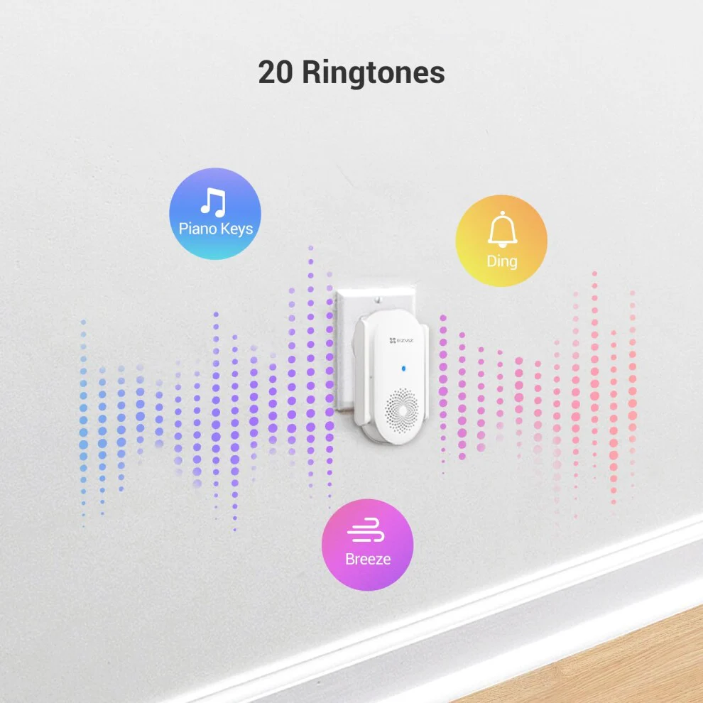 EZVIZ CH1 SMART WI-FI CHIME FOR DOORBELL - Image 2