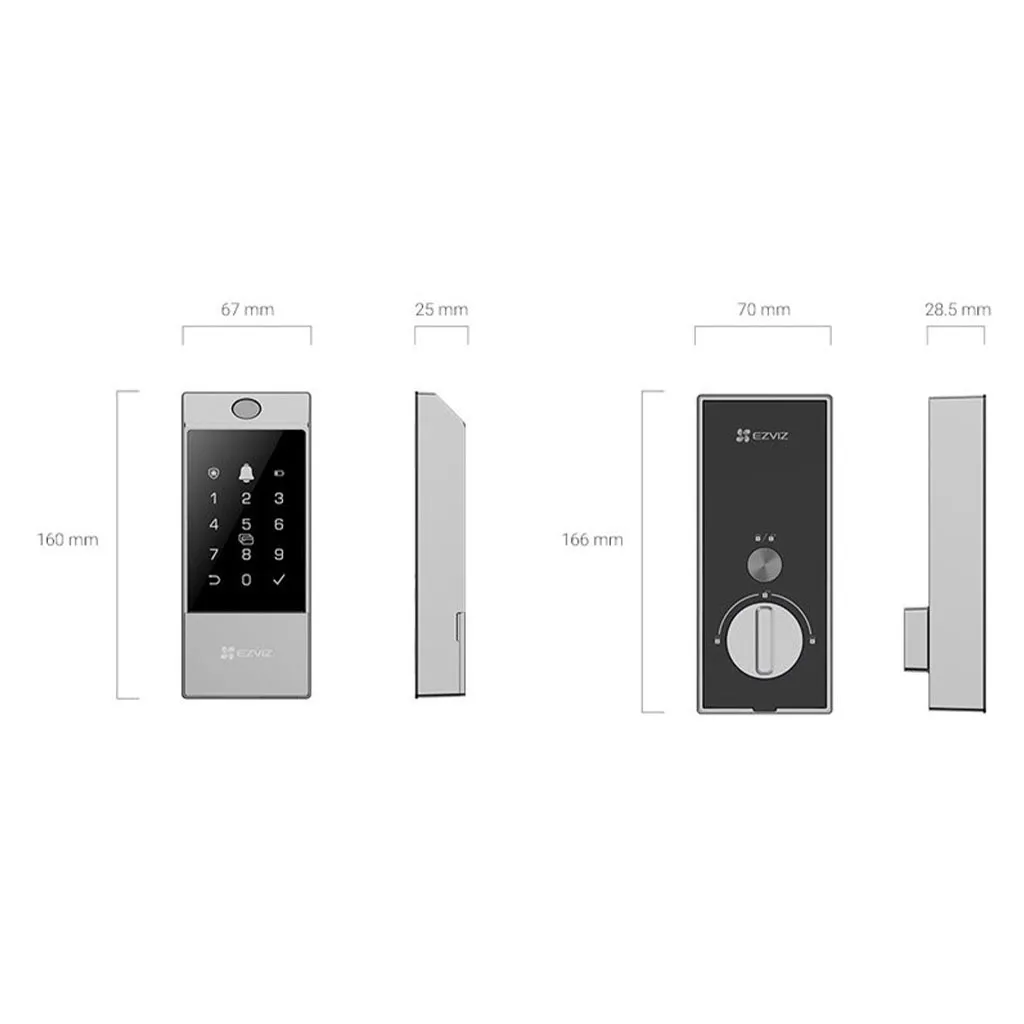 EZVIZ DL04 SMART DEADBOLT LOCK - Image 2
