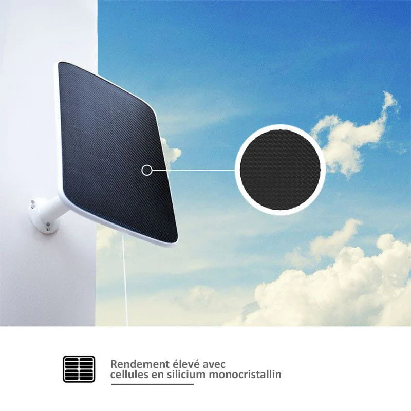 EZVIZ WEATHERPROOF SOLAR PANEL 6.18W BLK - Image 2