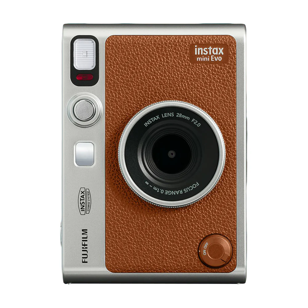 Fujifilm Instax Mini Evo Hybrid Camera Brown