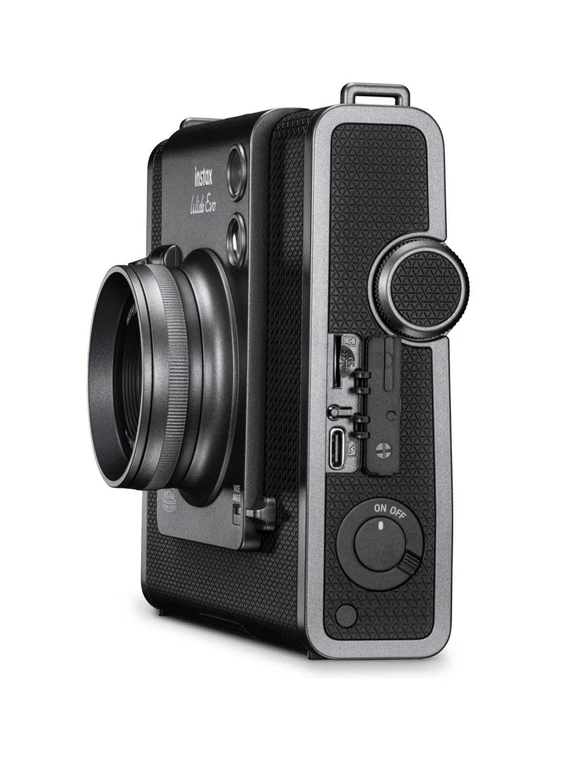 FUJIFILM INSTAX WIDE EVO HYBRID INSTANT BLACK CAMERA - Image 3