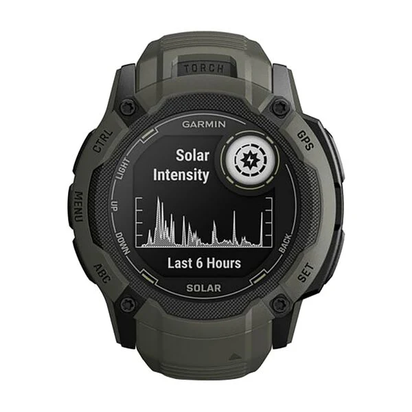 Garmin Watch Instinct 2X Solar Smart Watch 50mm Moss