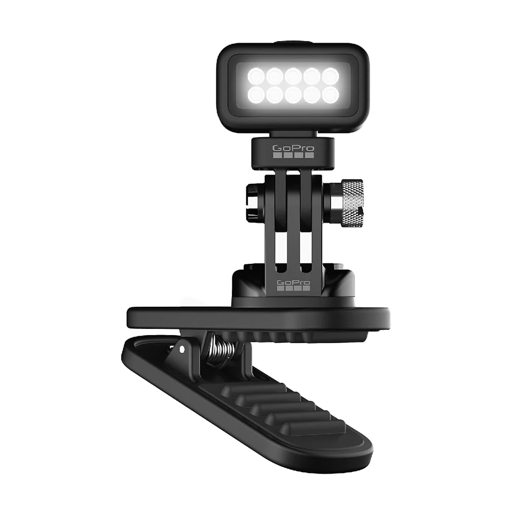 Gopro Zues Mini Rechargeable LED Magnetic 360 Degree Swivel Clip Light