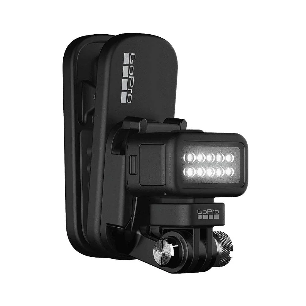 Gopro Zues Mini Rechargeable LED Magnetic 360 Degree Swivel Clip Light - Image 2