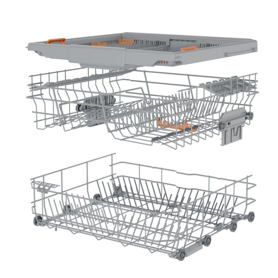 Gorenje Fully Integrated Built-In Dishwasher, 16 Place Settings, White, GV16D5 - Image 7