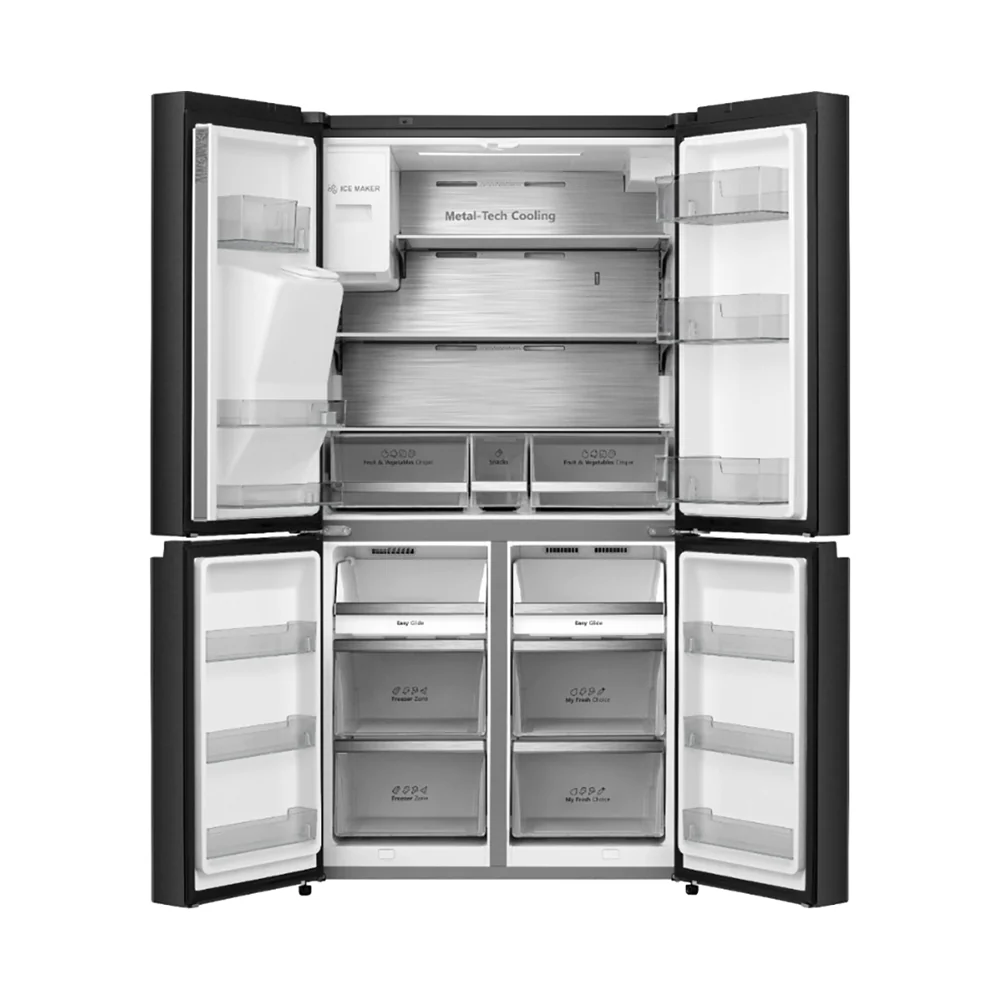 Gorenje Bottom Mount Refrigerator 565L Black NRM9181SBI - Image 2