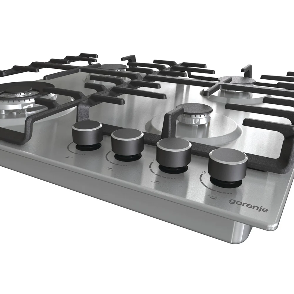 Gorenje Built-In Gas Hob 60cm Silver - Image 2