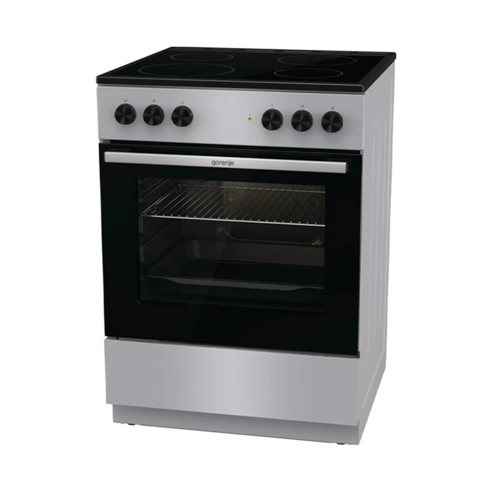 Gorenje Freestanding Electric Cooker Silver GEC6A11SG - Image 5