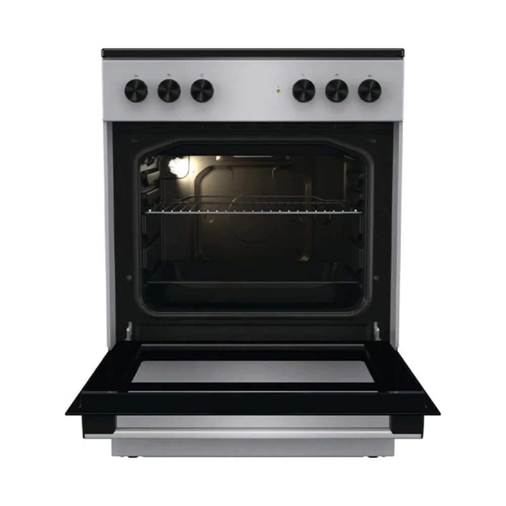Gorenje Freestanding Electric Cooker Silver GEC6A11SG - Image 7
