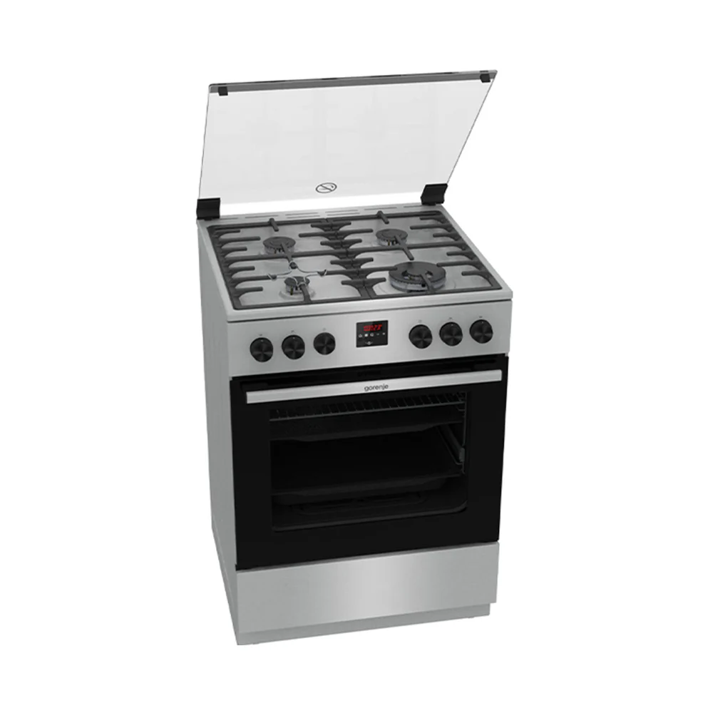 Gorenje 4 Burner Freestanding Gas Cooker Silver GGI6C21XA - Image 3