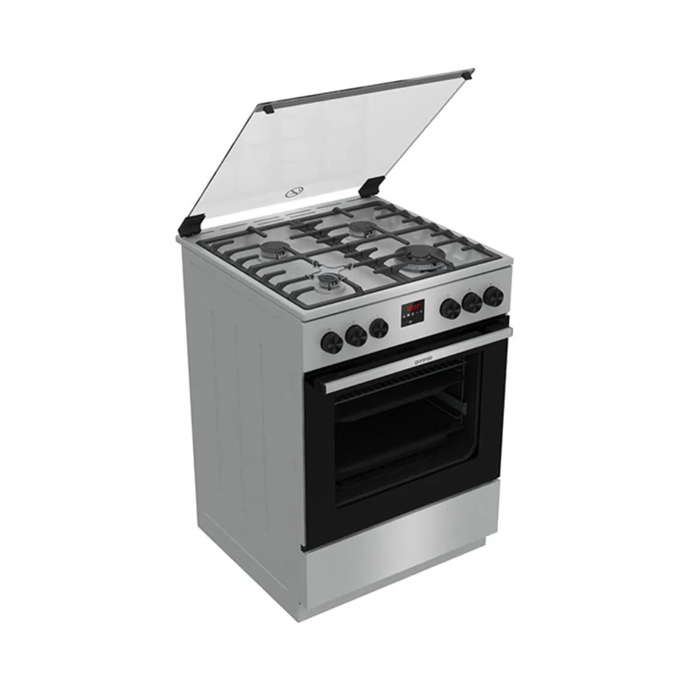 Gorenje 4 Burner Freestanding Gas Cooker Silver GGI6C21XA - Image 4