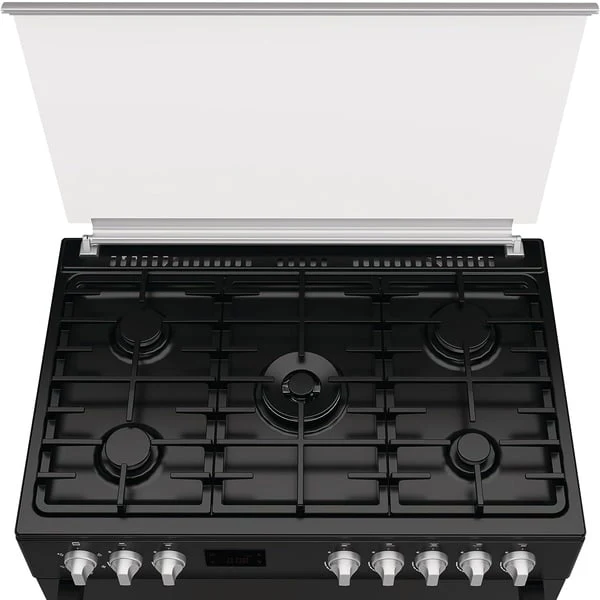 Gorenje, GGI9C20B, 90 cm Freestanding Gas Cooker, 105 Litres Multifunction Oven with Fan, Cast Iron Pan Support, One Hand Ignition, Catalytic Self Cleaning oven sides, Matt Black, 1 Year Warranty - Image 4