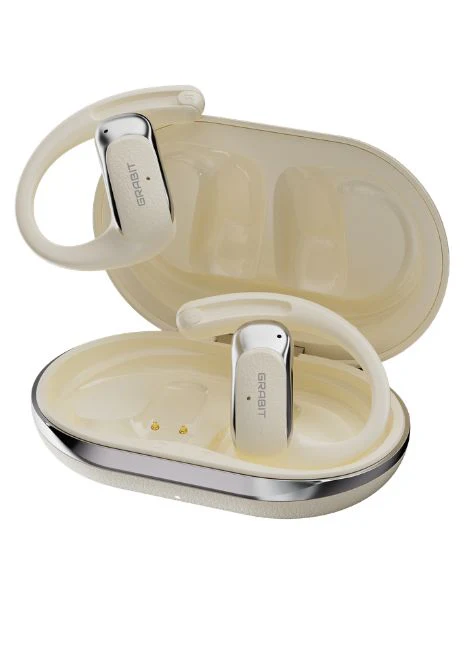 Grabit G-Aero open Ear Wireless earbuds  BEIGE